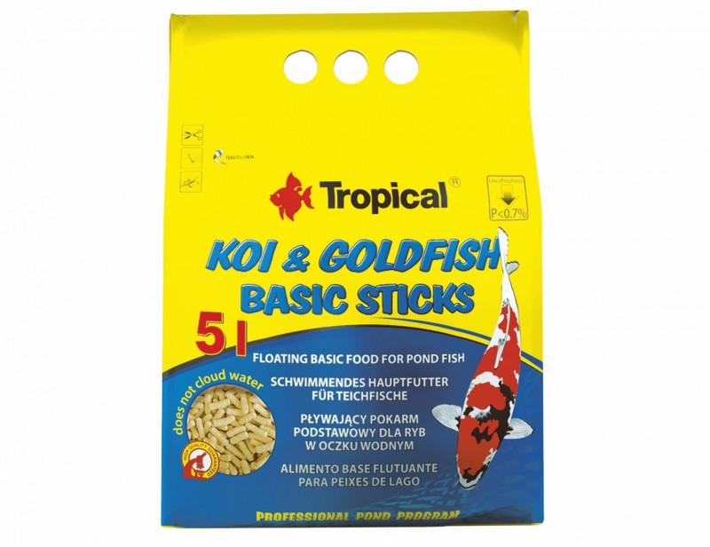 Tropical Koi & Goldfish Basic Sticks 5L