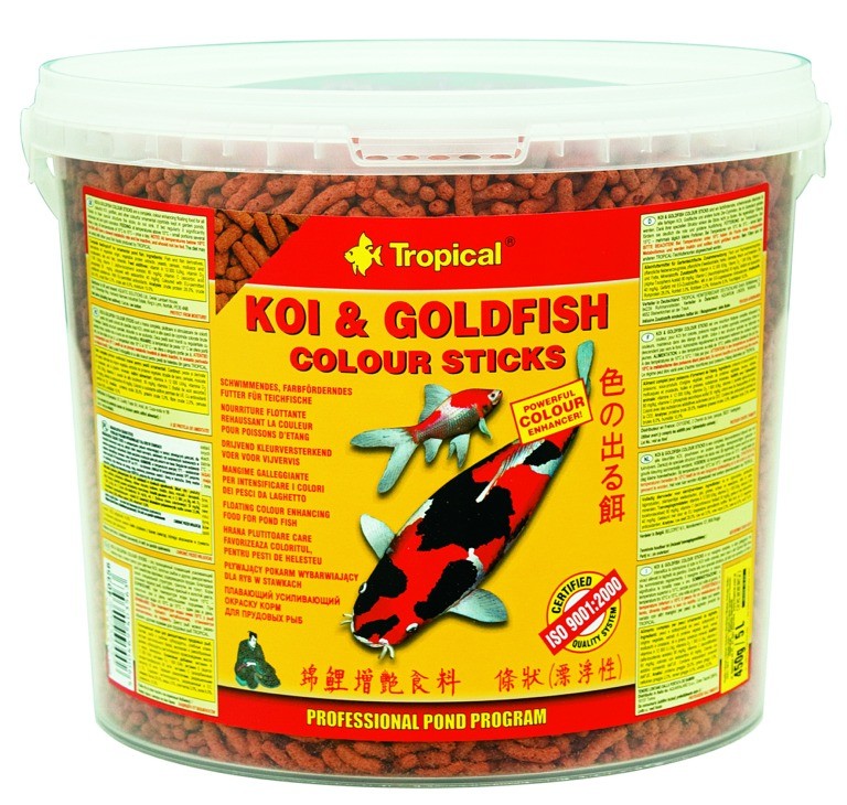 Tropical Koi & Goldfish Colour Sticks 20L