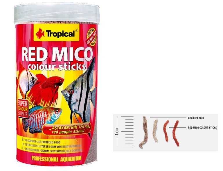 Tropical Red Mico Colour Sticks 3L/1kg