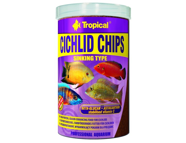 Tropical Cichlid chips 1000ml/520g