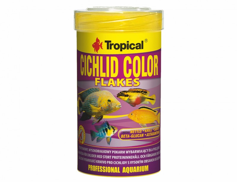 Tropical Cichlid colour flake 250ml/50g