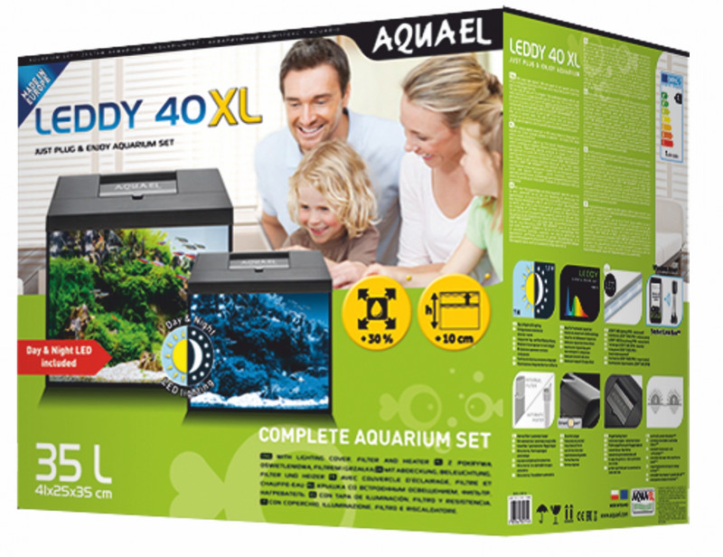 Aquael LEDDY SET 40 XL D&N čierne