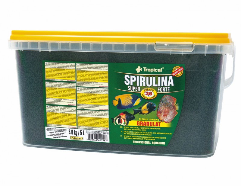 Tropical Spirulina Super Forte granulat 5L/3kg