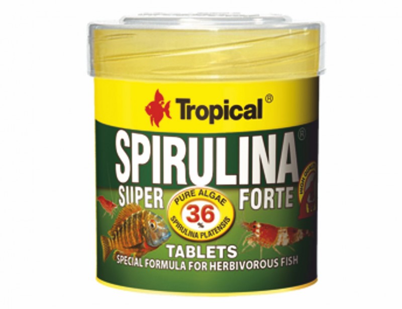 Tropical Spirulina Super Forte 36% Tablets 50ml/36g