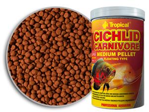 Tropical Cichlid Carnivore Medium Pellet 500ml