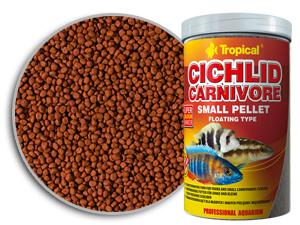 Tropical Cichlid Carnivore Small Pellet 250ml