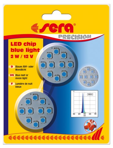 sera LED SMD čipy čip "blue light" 2W/12V