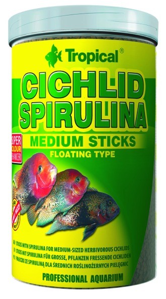 TROPICAL Cichlid Spirulina Medium Sticks 250ml