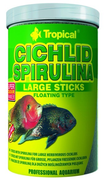 TROPICAL Cichlid Spirulina Large Sticks 250ml