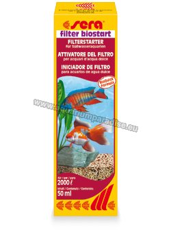 sera filter biostart 50ml / 2000L